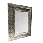 Espelho Prata C/ Moldura em Alumínio