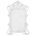 Espelho Veneziano Bisotado de Vidro Cristalino Sant'helena
