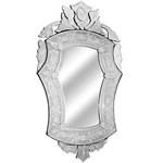 Espelho Veneziano Grande Cristalino com Peças Sobrepostas