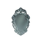 Espelho Veneziano - Moldura com Detalhes em Vidro Trabalhado 50cm