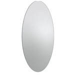 Espelho Vidro 130x60cm Lapidado Arco Oval 34l Epaglass