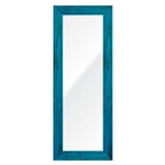 Espelho Vidro P/ Parede Retangular Rustico Azul 30x100 Cm