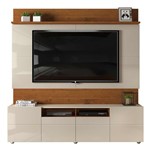 Estante Home Quadrus para TVs de Até 70" - Rústico Terrara/Off White