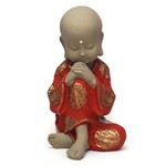 Estátua Buda Baby Pensamento (19cm)
