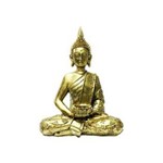 Estátua Buddha Tibetano Meditando em Resina