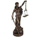 Estátua Thêmis Deusa da Justiça Balança Gigante 63 Cm