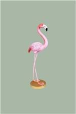 Estatueta Flamingo Rosa