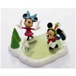 Estatueta Original Disney Mickey e Minnie Patinadores