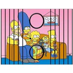 Esteira Bandeja Porta Copos Simpsons Sofá