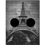 Esteira Flexivel 3mm para Braço de Sofá Porta Copos Estampado Torre Eiffel - Cia Laser
