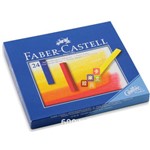 Estojo Cartão de Giz Pastel Seco Longo Cstudio Faber Castell com 24 Cores - Ref 128324