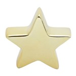 Estrela Decorativa de Cerâmica Dourada Urban