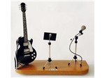 Et Guitarra Les Paul + Partitura + Microfone 1:4 TudoMini