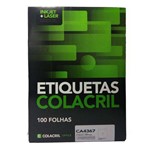 Etiqueta A4 Ca4367 210x297mm Colacril 100 Folhas