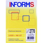 Etiqueta Inkjet/laser para Cd e Dvd A4 - 10 Folhas