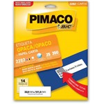 Etiqueta Pimaco Opaca 2282 - 350 Etiquetas - 33,9 X 101,6 Mm