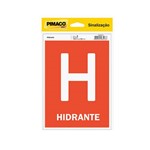 Etiqueta Pimaco Sinalização 14x19 "hidrante"