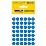 Etiqueta Pimaco Tp-12 Cor Pl 5 Fls Azul 1010141