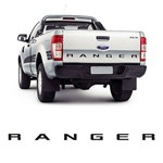 Faixa Traseira Ford Ranger 2013/ Adesivo Preto Decorativo