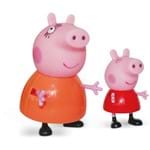 Familia Peppa Pig com 2 Personagens ESTRELA
