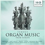 Famous Organ Music From Europe Box 10CDs (Importado)