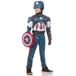 Fantasia Capitão América Infantil Peitoral - Avengers M