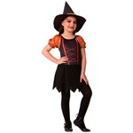 Fantasia de Bruxa Infantil Halloween