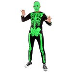 Fantasia Esqueleto Verde Adulto - Halloween P