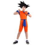 Fantasia Goku Curto Infantil - Dragon Ball Z P