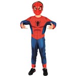 Fantasia Homem Aranha / Spider Man Ultimate Infantil Longa Rubies - M 5 - 8