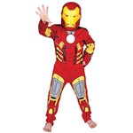 Fantasia Homem de Ferro (Iron Man) Infantil Longa Rubies - P 2 - 4