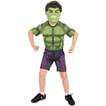 Fantasia Hulk Infantil Curta os Vingadores 2 Original - G 9 - 11