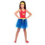 Fantasia Infantil - Dress Up - Dc Comics - Mulher Maravilha - Sulamericana