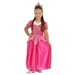 Fantasia Infantil Princesa Aurora Rosa Std Tam. M Sulamericana