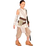 Fantasia Infantil Star Wars Rey Standard - Rubies