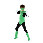 Fantasia Lanterna Verde Infantil Peitoral - Luxo P