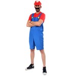 Fantasia Mario Adulto Verão - Super Mario  P