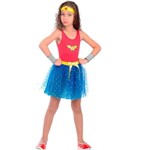 Fantasia Mulher Maravilha Infantil Dress Up Original Dc Comics Sulamericana 16308