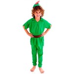 Fantasia Peter Pan Infantil Longa