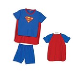 Fantasia Pijama Infantil com Capa Lupo Super Homem Superman 23066-001