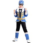 Fantasia Power Ranger Super Mega Force Premium Azul/P