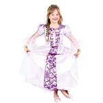 Fantasia Princesas Disney - Rapunzel Luxo - Tamanho M - Rubies 0677