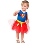 Fantasia Super Mulher Bebê Dress - Up 0 a 1 Ano - P 0 - 1