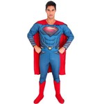 Fantasia Superman Homem de Aço Adulto Premium Sulamericanas