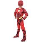 Fantasia The Flash Infantil Luxo com Músculo Novo Filme Liga da Justiça