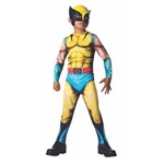 Fantasia Wolverine Clássica Tamanho 8-10 Anos com Garras e Mascara