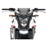 Farol Auxiliar Neblina Led 18w Drl Moto Honda Cb 500x