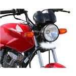 Farol de Milha Led 15w Drl Moto Honda Cg150 Titan 2000-2009
