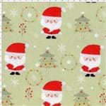Feltro Mewi Coleção Natal - Papai Noel Fundo Verde (0,50X1,40)