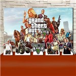 Festa Aniversário GTA Grand Theft Auto Decoração Kit Prata